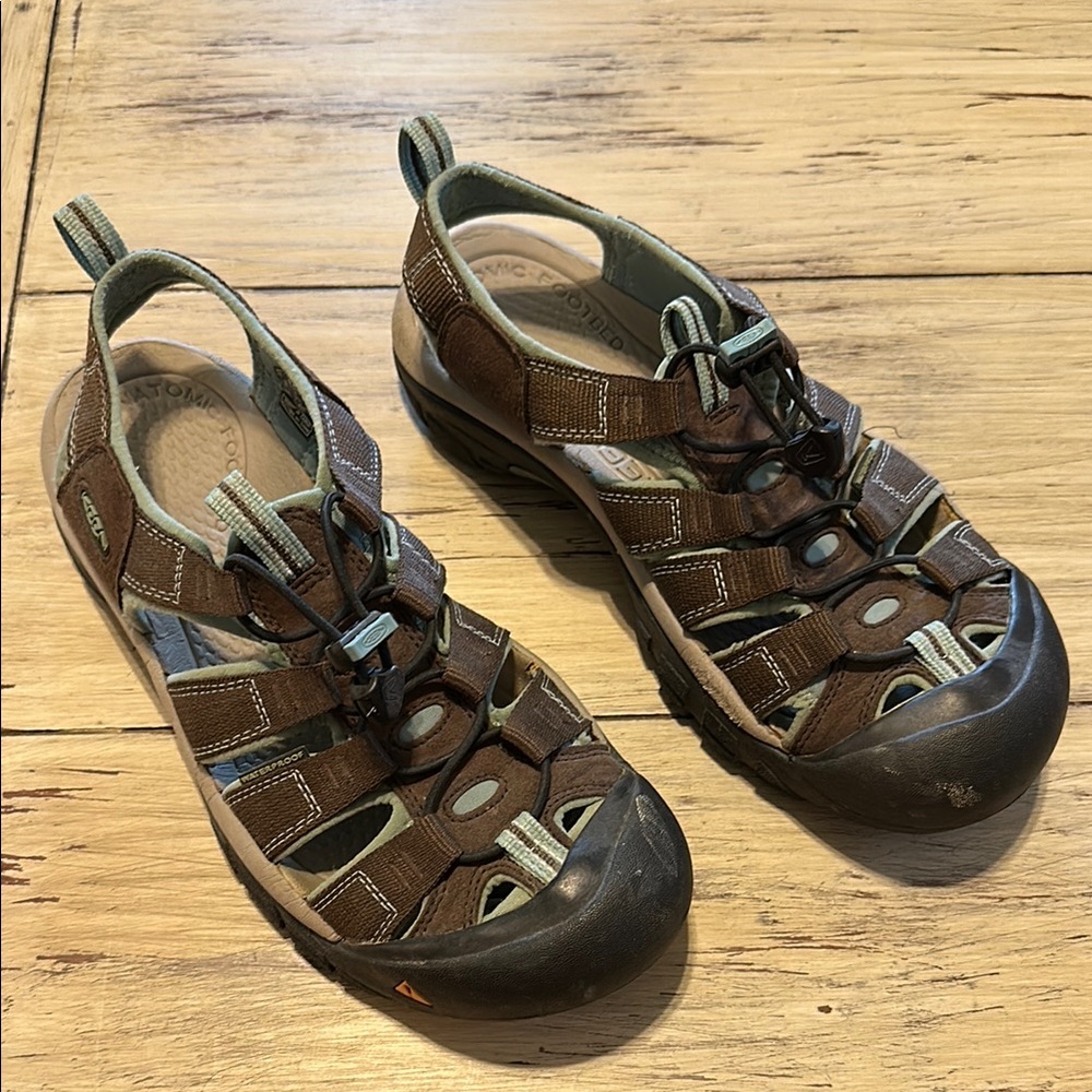 Keen Brown and Blue Women's Sandals